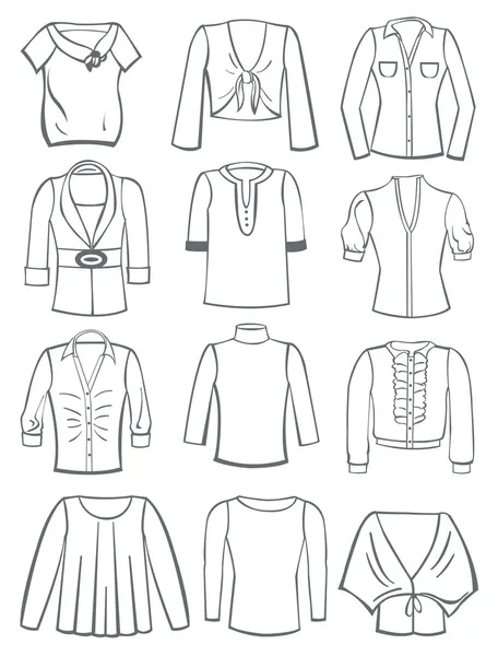 Blusas — Archivo Imágenes Vectoriales