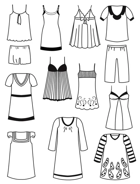 ᐈ Christmas pajama clip art stock vectors, Royalty Free nightwear ...