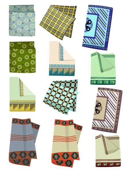 Men's handkerchiefs — Stock Vector