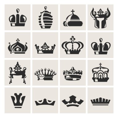 taç Icons set
