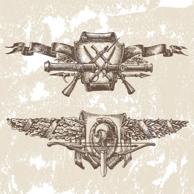 Hanedanlık armaları, vektör