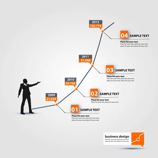 Infografik — Stockvektor