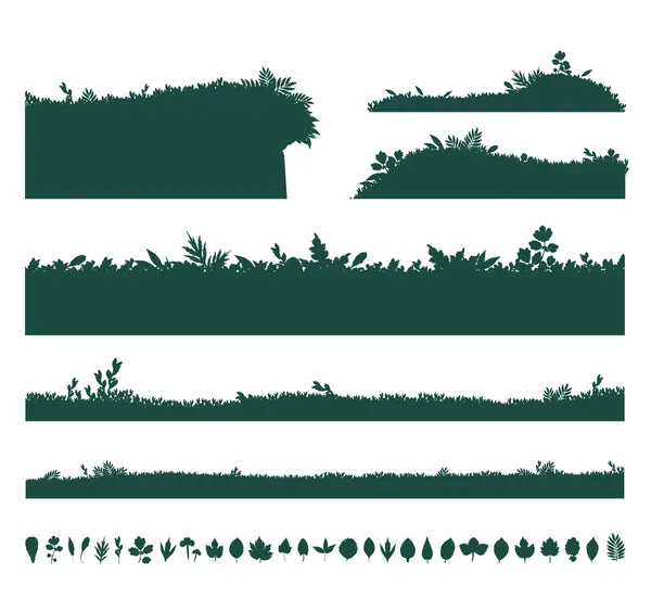 Fondos de hierba verde — Archivo Imágenes Vectoriales