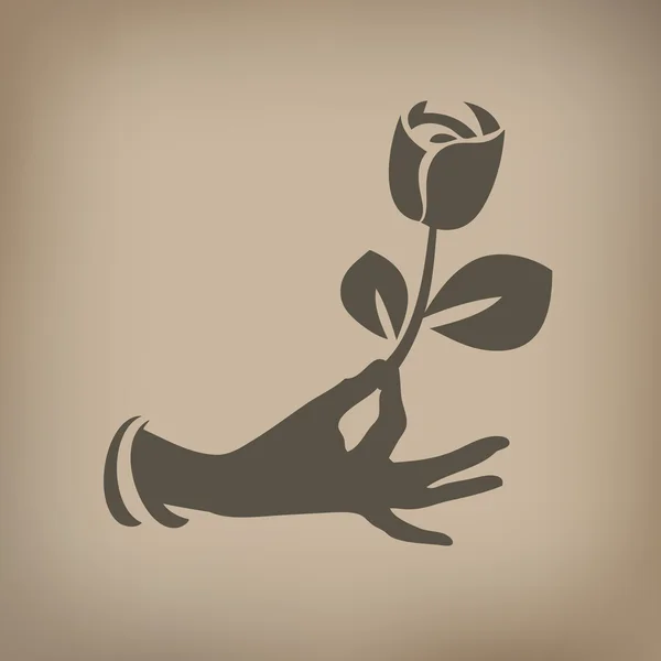 Rose vintage — Image vectorielle