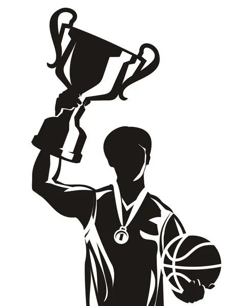 Baloncesto. Ilustración vectorial — Vector de stock