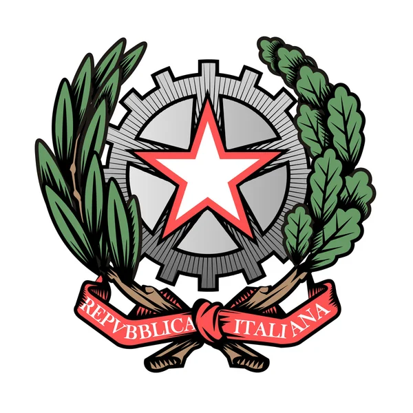 REPVBBLICA ITALIANA. Format vectoriel — Image vectorielle