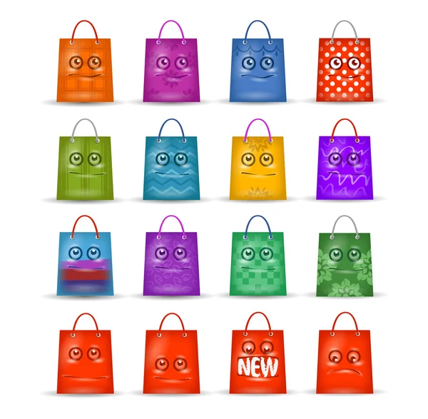 Shopping bags — Stock Vector