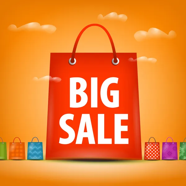 Big sales — Stock Vector