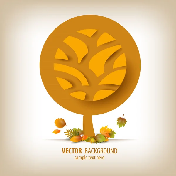 Autumn. Abstract — Stock Vector