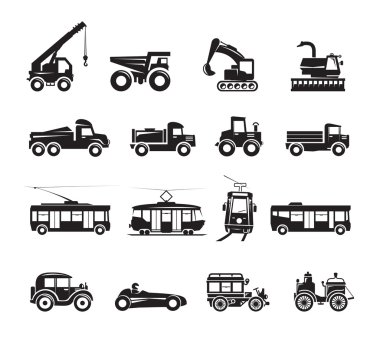 ulaşım Icons set