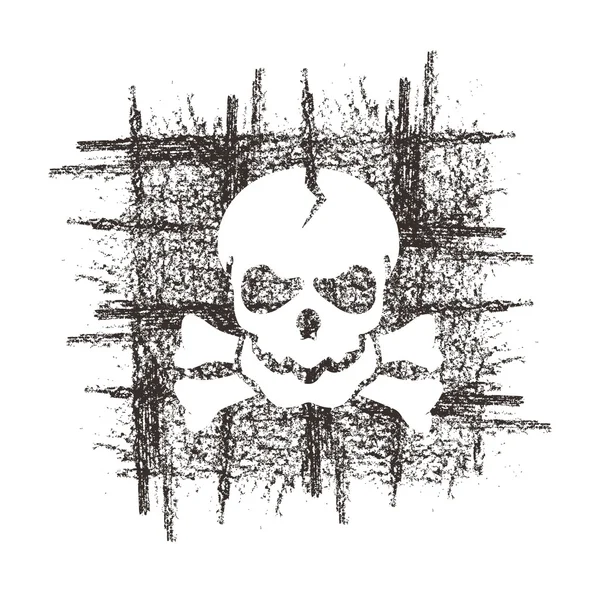 Crâne. Format vectoriel — Image vectorielle