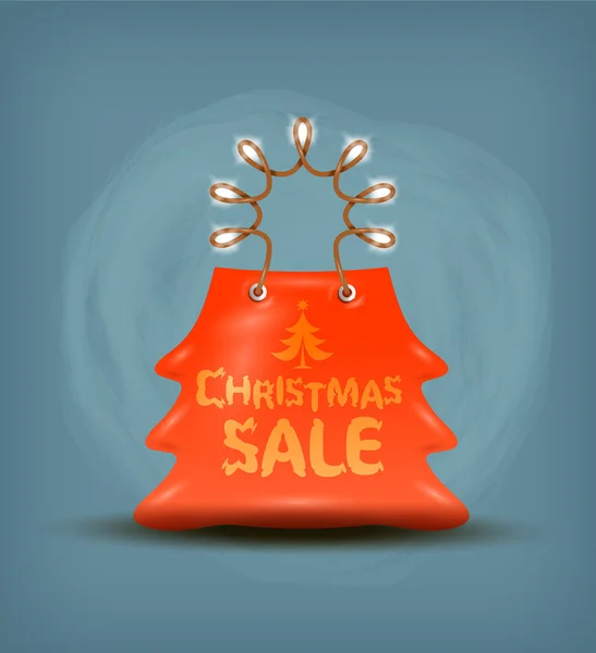 Christmas sale. Vector format — Stock Vector