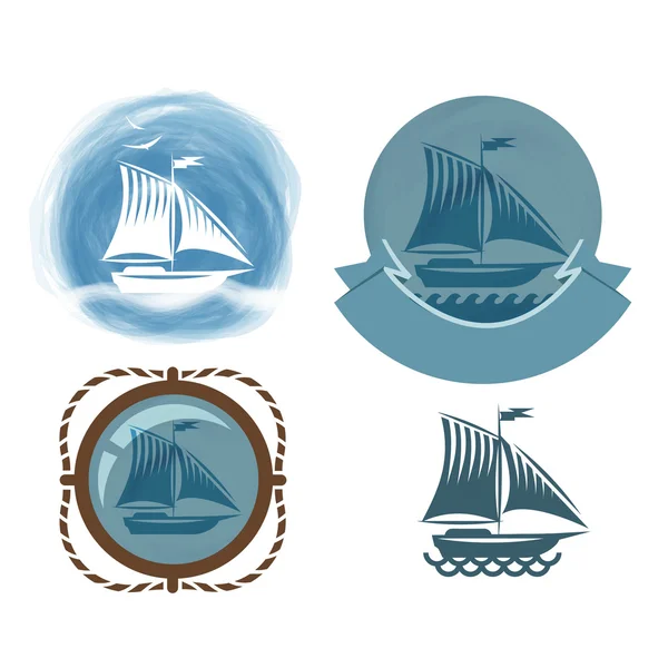 Ship icons format — Stock Photo, Image