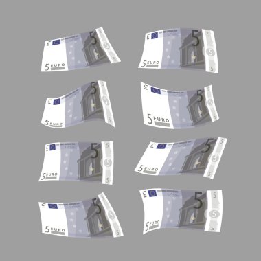 Euro. Vektör formatında