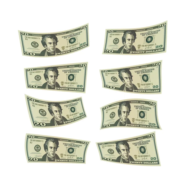 De l'argent. Format vectoriel — Image vectorielle