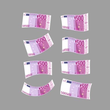 Euro. Vektör formatında