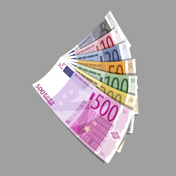 Euro. Vektör formatında — Stok Vektör