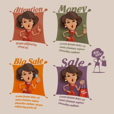 kız. Vektör formatında