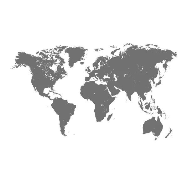 世界地図。ベクトルの形式 — ストックベクタ