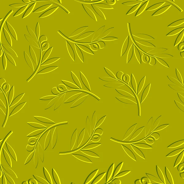 Branche d'olivier. Format vectoriel — Image vectorielle