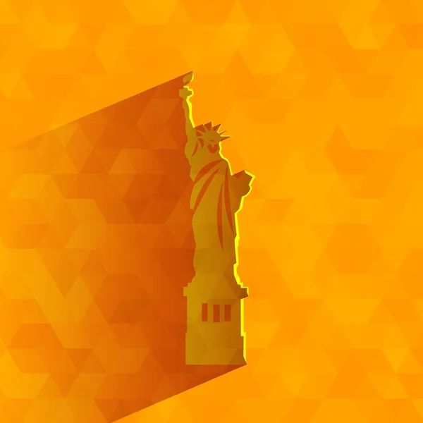 Estatua de la Libertad. Formato vectorial — Vector de stock