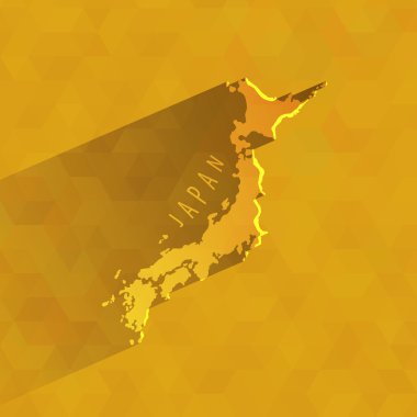 Japonya. Vektör formatında