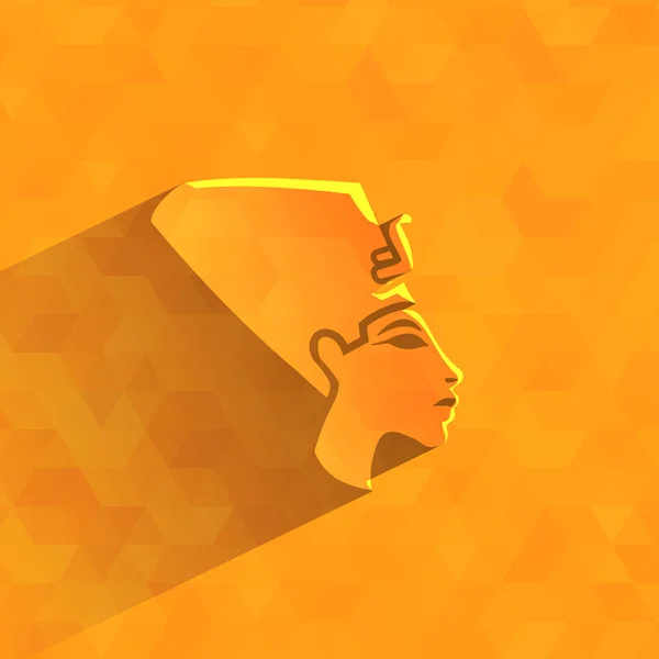 Néfertiti. Format vectoriel — Image vectorielle