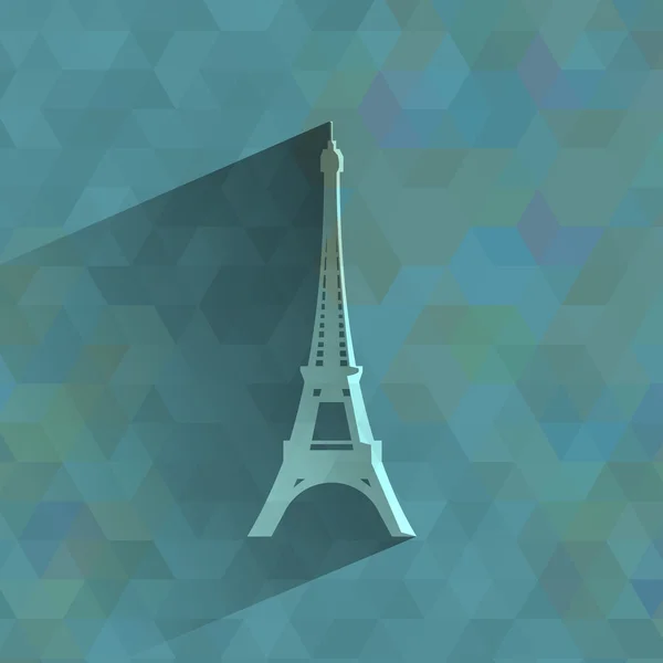 Torre Eiffel. Formato vectorial — Archivo Imágenes Vectoriales