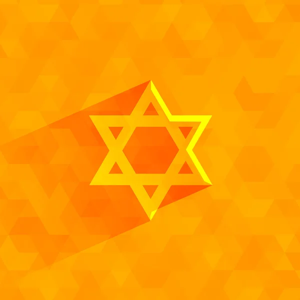 Étoile de David. Format vectoriel — Image vectorielle