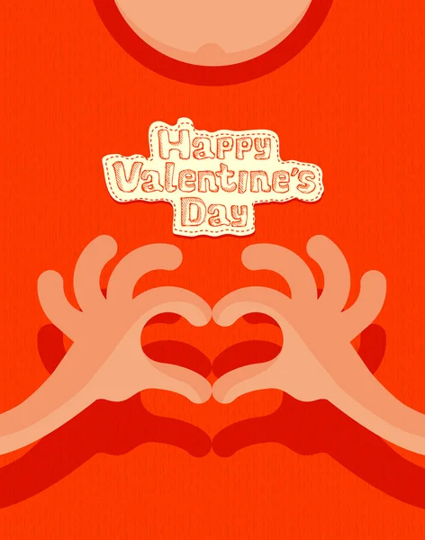 Happy valentine's day. Vector format — Stock Vector