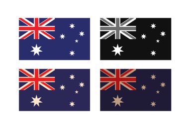 Avustralya. Vektör formatında