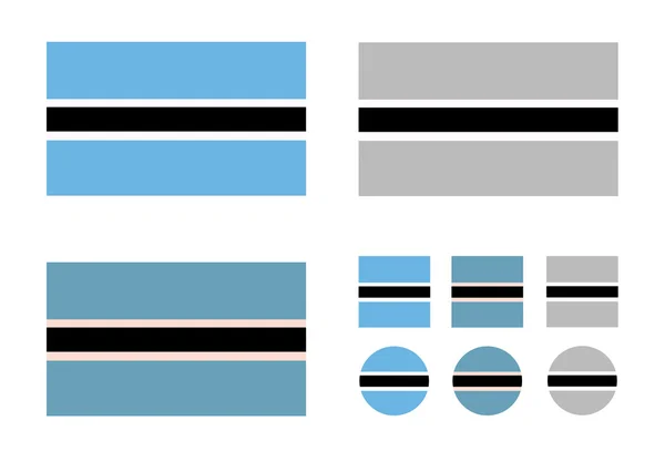 Botswana. Formato vectorial — Archivo Imágenes Vectoriales