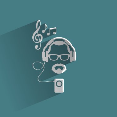 müzik. Vektör formatında