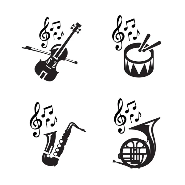 Música. Formato vectorial — Vector de stock