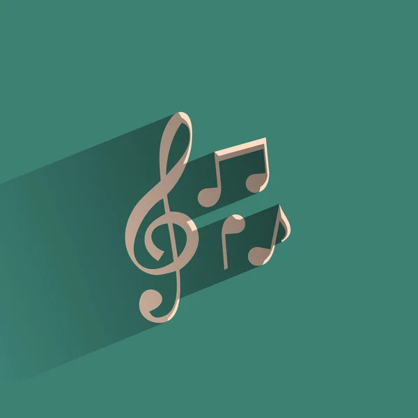 Música. Formato vectorial — Vector de stock