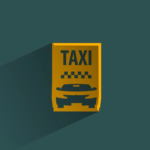 Taxi .vector formát — Stockový vektor