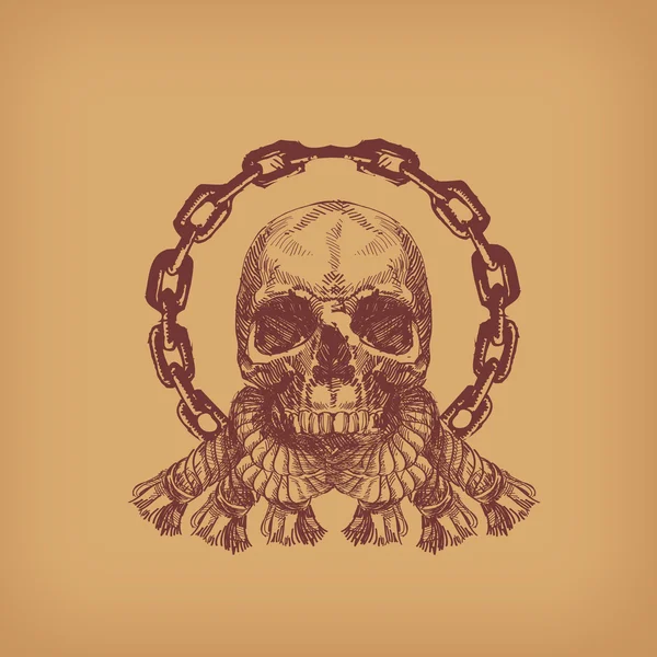 Calavera. Formato vectorial — Vector de stock