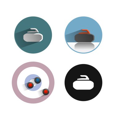 Curling.Vector biçimi