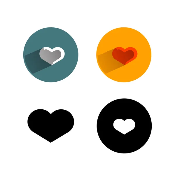 Heart.Vector formatu — Wektor stockowy