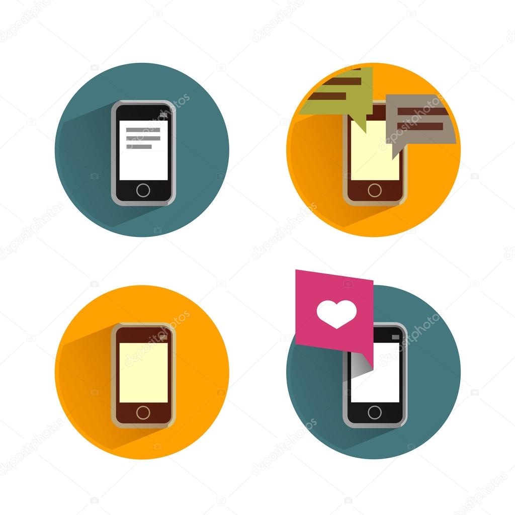 Smartphone icons