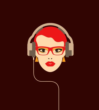 müzik. Vektör formatında