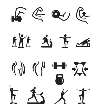 Spor simgeler. Vektör formatında