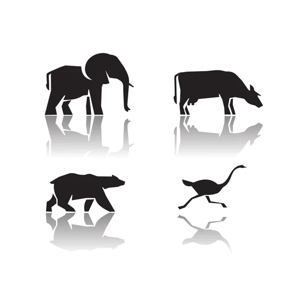 Animales. Formato vectorial — Vector de stock