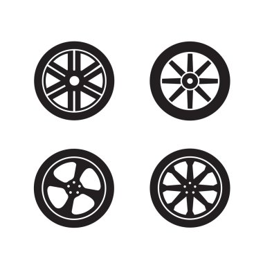tekerlek. Vektör formatında