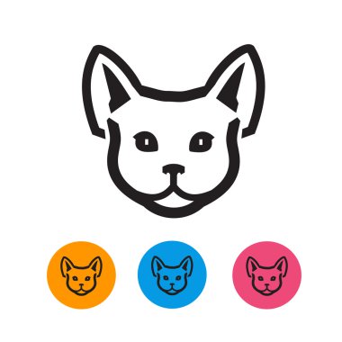 kedi. Vektör formatında