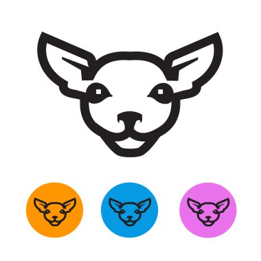 köpek. Vektör formatında