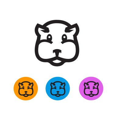 hamster. Vektör formatında