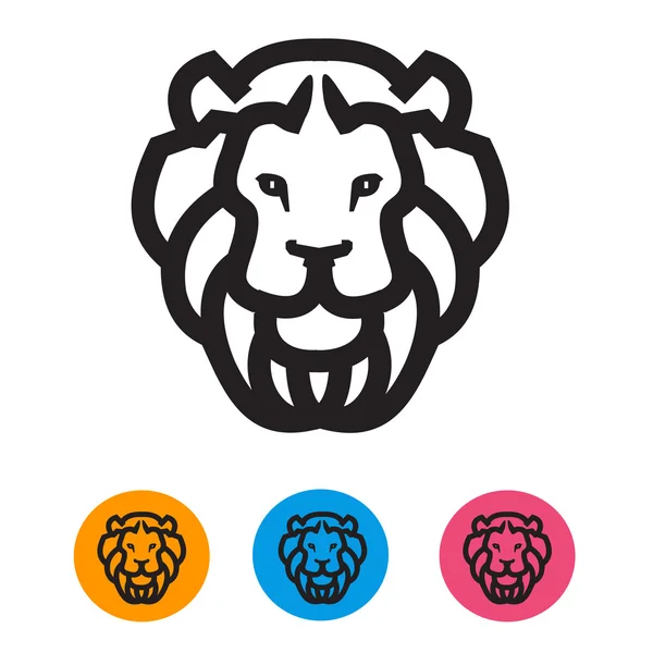 Lion. Vector format — Stock Vector