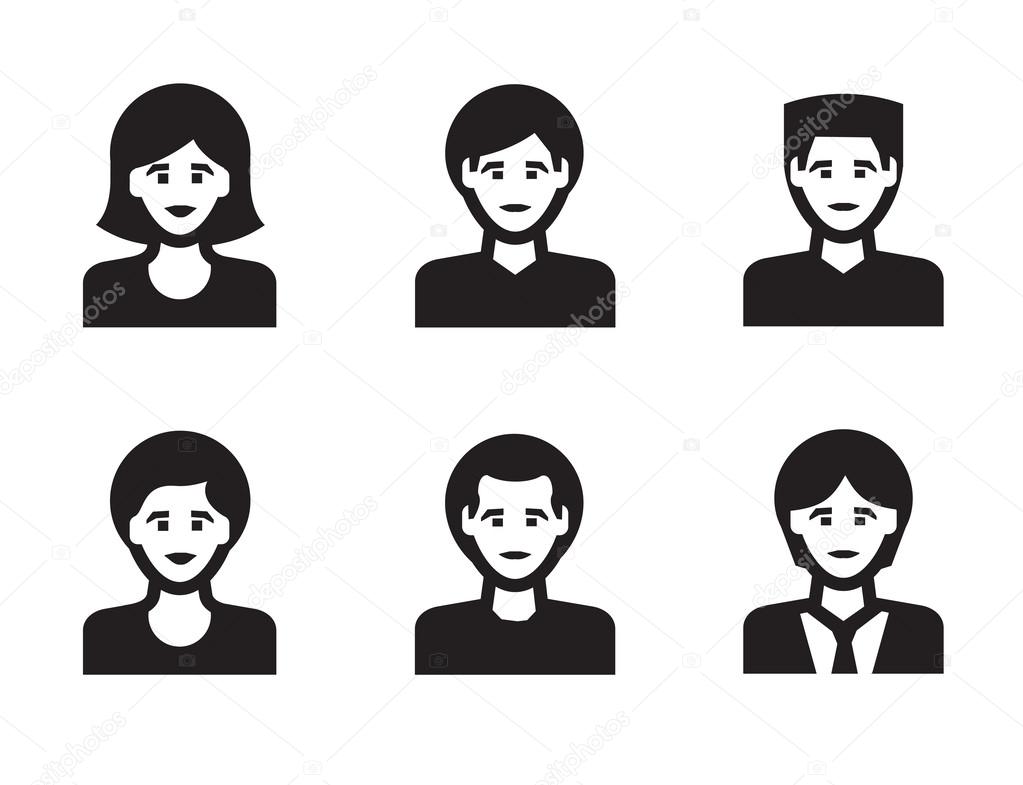 People icon. Vector format