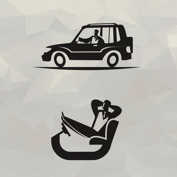 Coche. Formato vectorial — Vector de stock